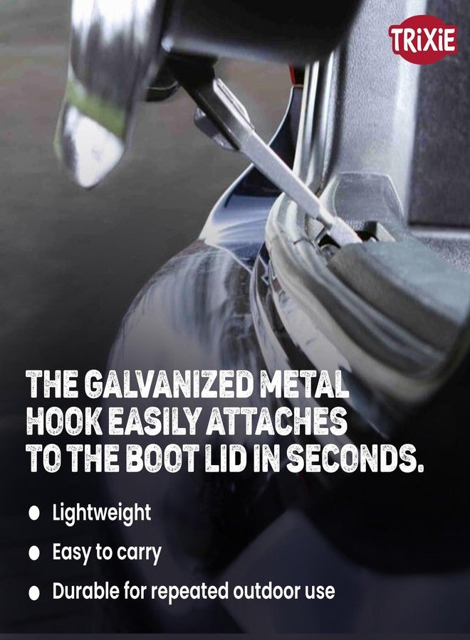 Trixie Car Ventilation Grid Metal Clamp, 10 cm, Silver, Vehicle Boot Lid Pet Safety Accessory - Image 4